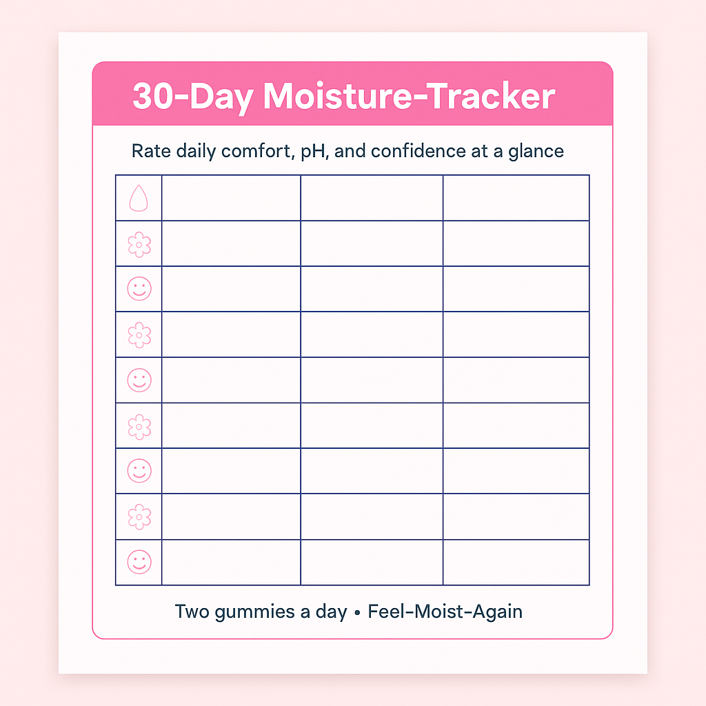 Moisture-Tracker Calendar (printable)