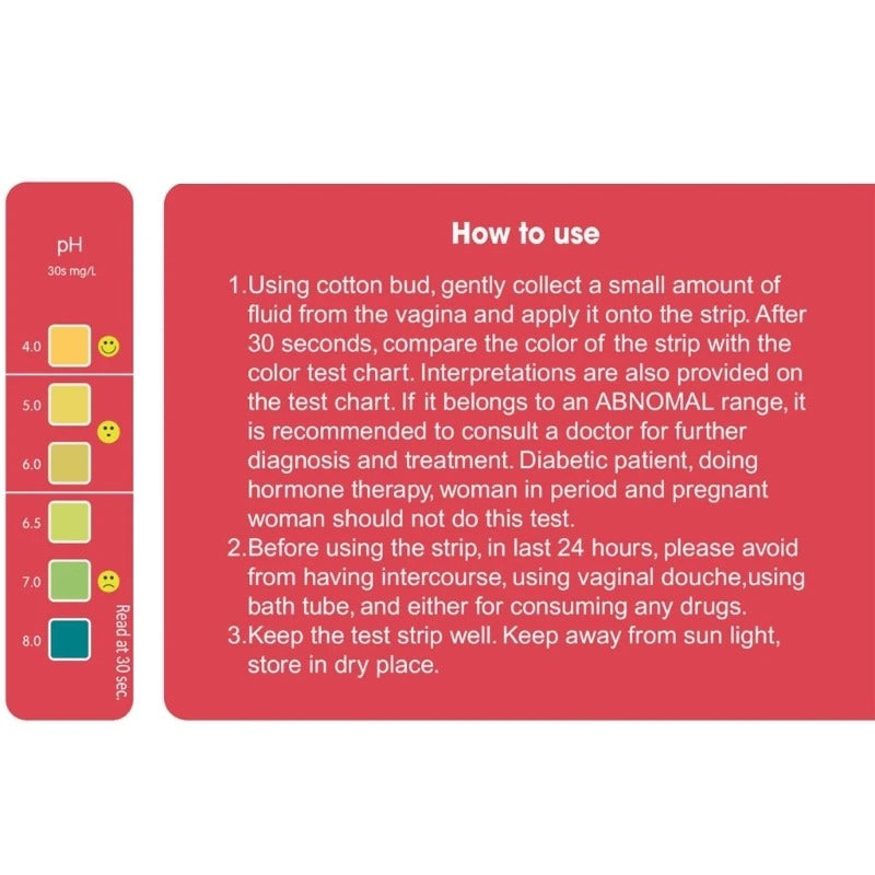 Feminine pH QuickTest Strips