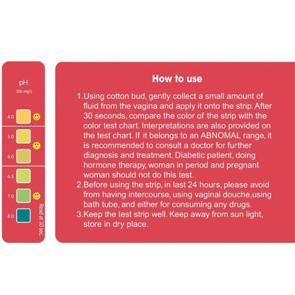 Feminine pH QuickTest Strips
